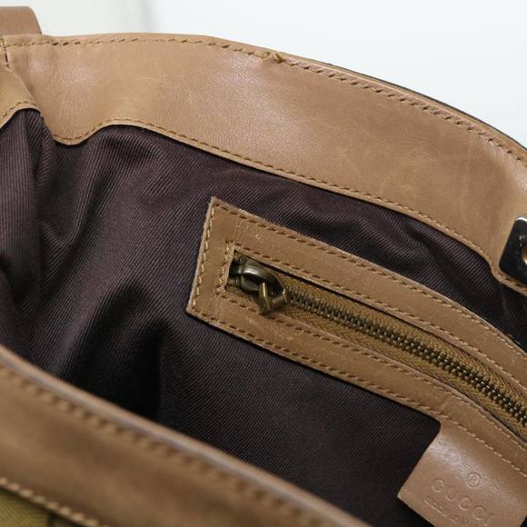 GUCCI GG Canvas Shoulder Bag Brown 109097 Auth 49074 - Picture 11 of 16